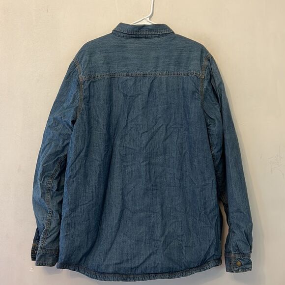 Buffalo David Bitton denim collared lined jacket Size XL New - Picture 5 of 13